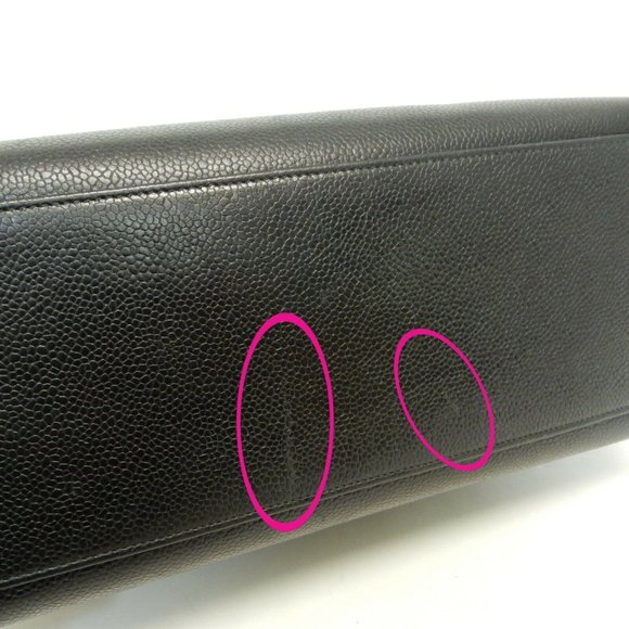 Chanel Black Leather Gold Chain Bag - Picture 9 of 11